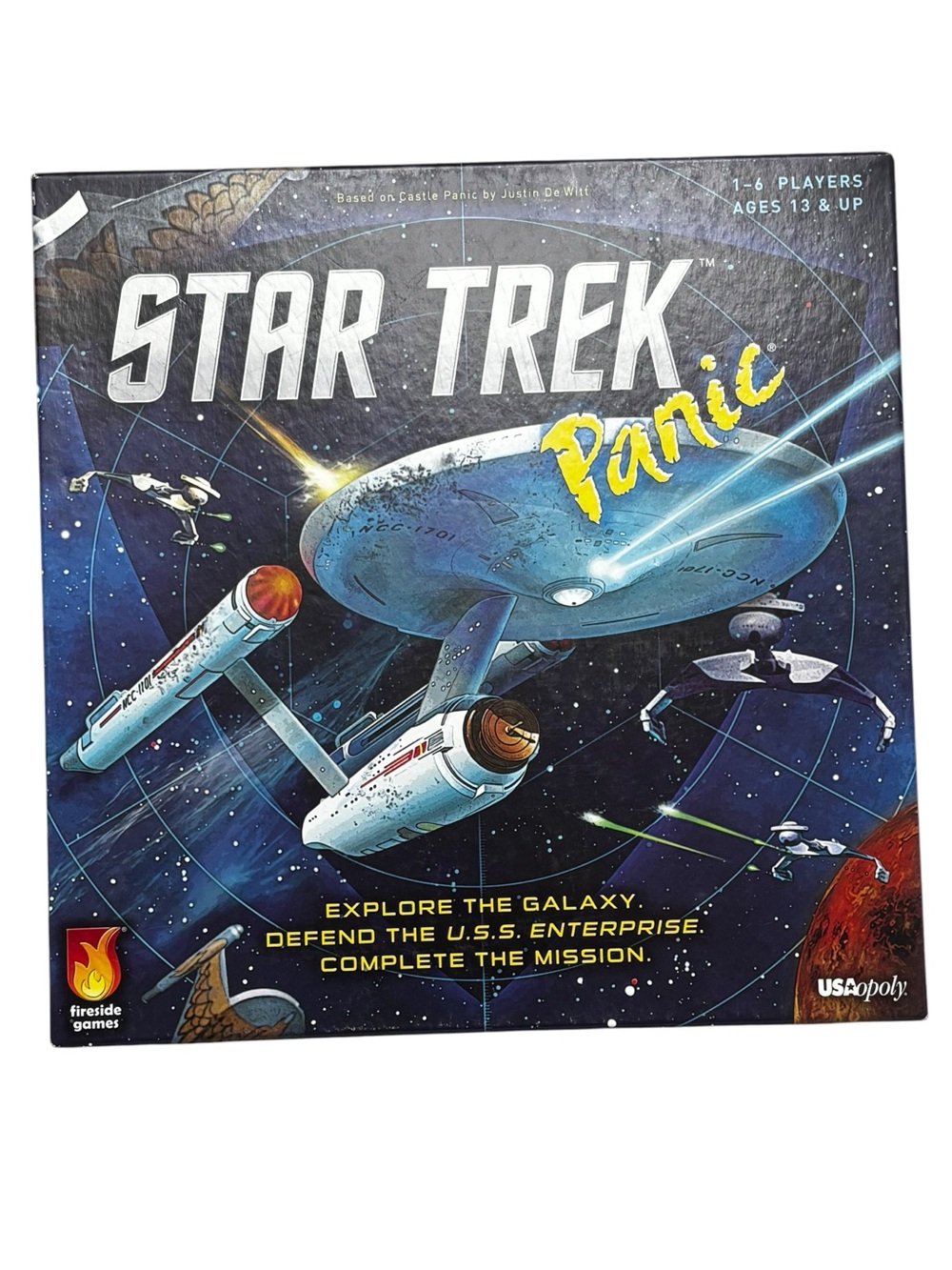 Star Trek Panic 2016 1-6 Player Complete Board Game Ages 13 & up